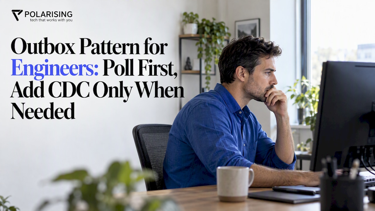 Outbox Pattern for Engineers: Poll First, Add CDC Only When Needed